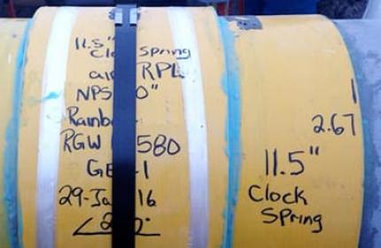 Clock Spring Composite Repair Sleeve